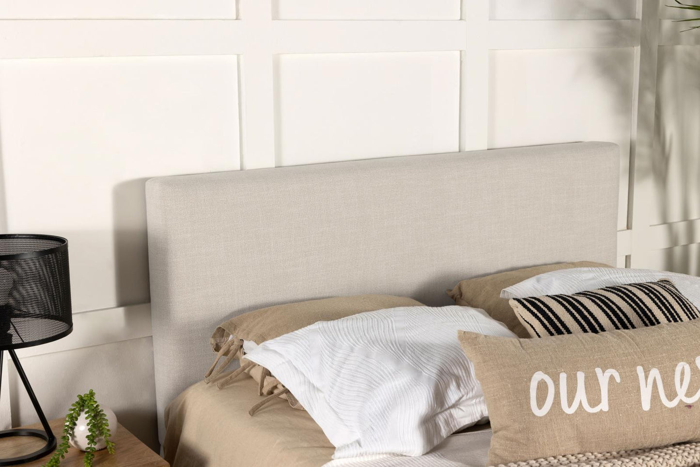 Izzy Upholstered Headboard Sand