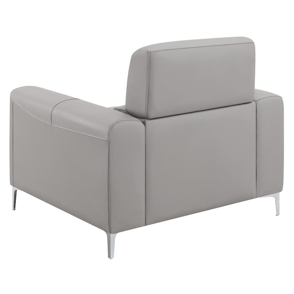 Glenmark Track Arm Upholstered Chair Taupe