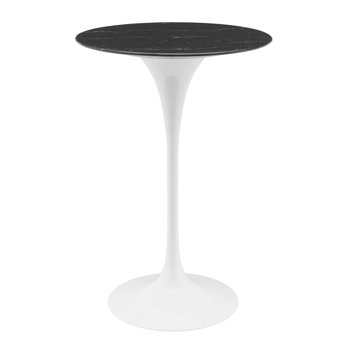 Lippa 28" Artificial Marble Bar Table