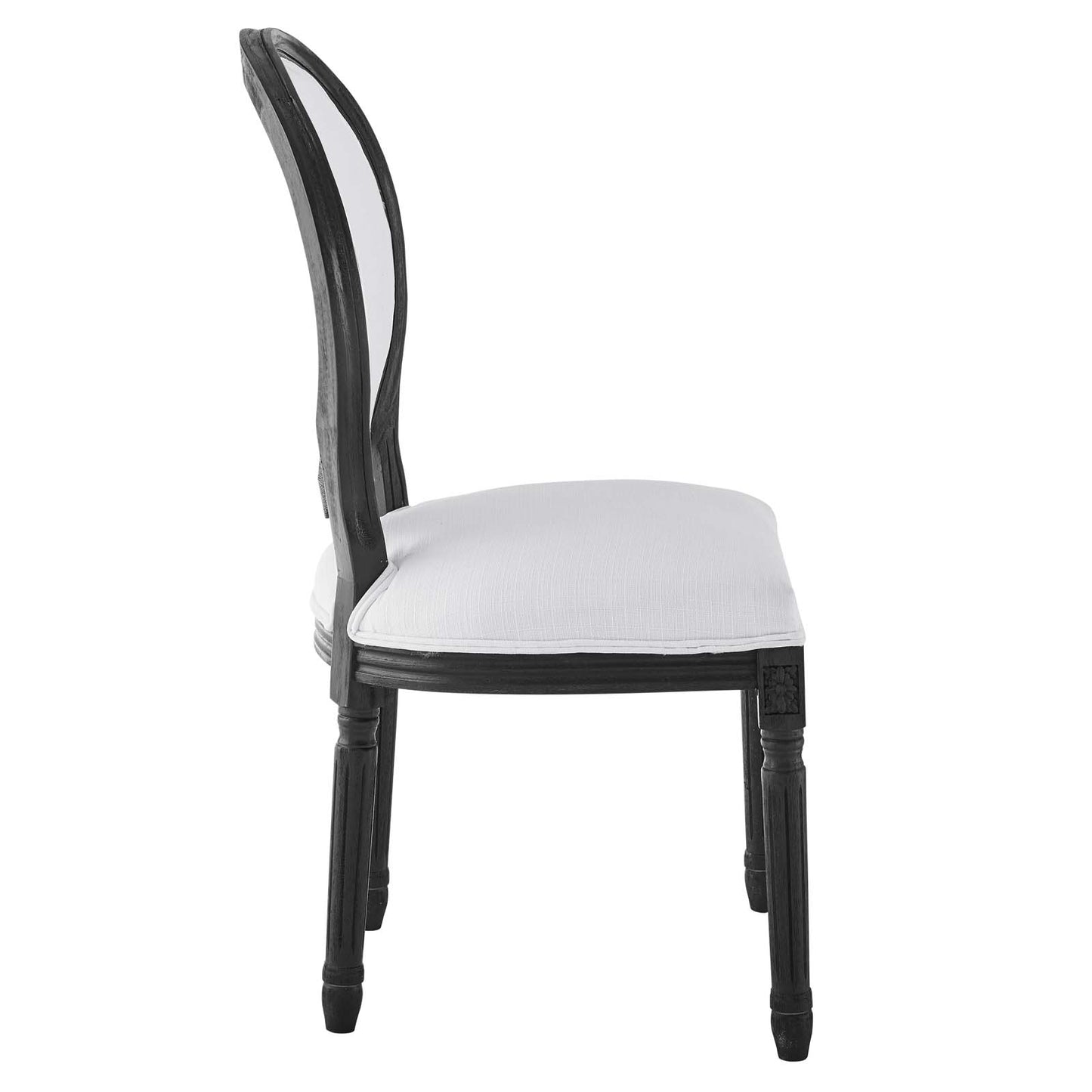 Emanate Vintage French Upholstered Fabric Dining Side Chair