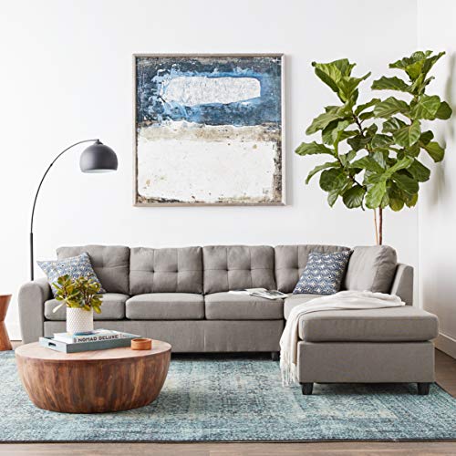 Stonenesse Tufted Sectional Grey
