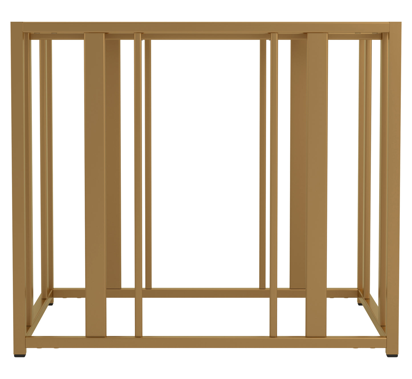 Eastbrook Metal Frame End Table Matte Brass