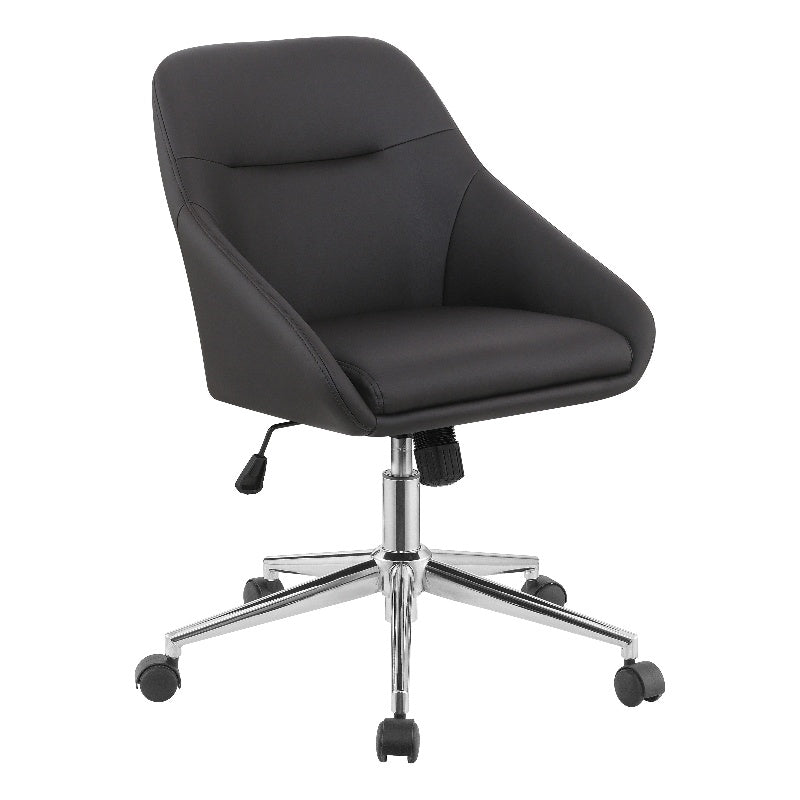 Upholstered Office Chair with Casters