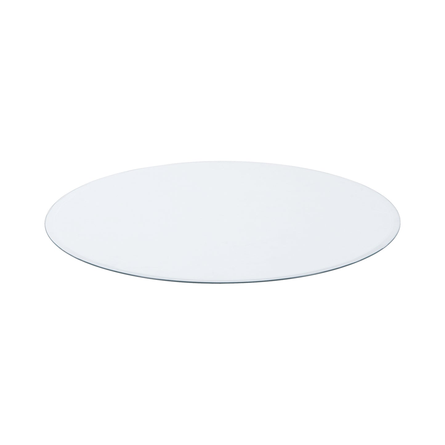 Round Glass Top Clear