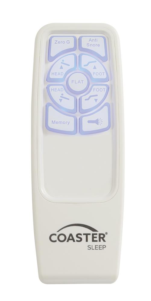 Clara Eastern King Adjustable Bed Base Grey and Black