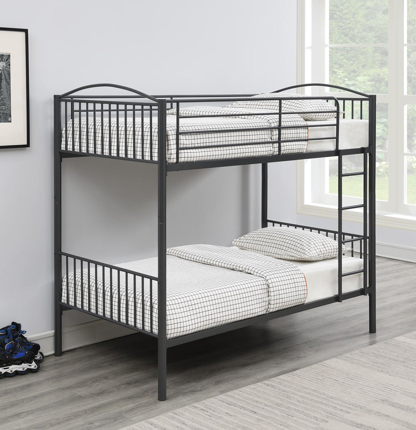 Anson Twin over Twin Bunk Bed with Ladder