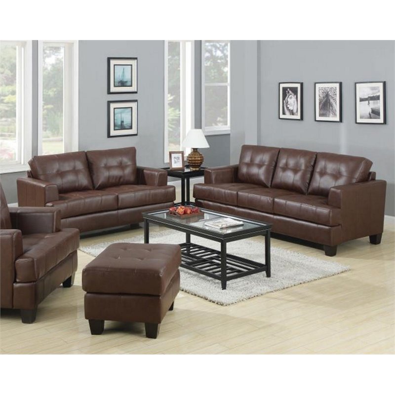 Samuel Upholstered Tufted Living Room Set