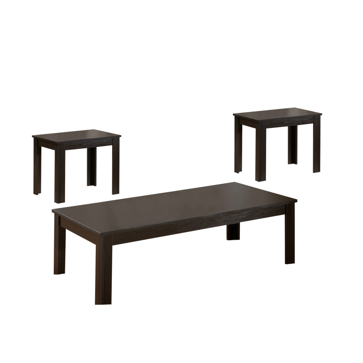 3-piece Silhouette Occasional Set Black