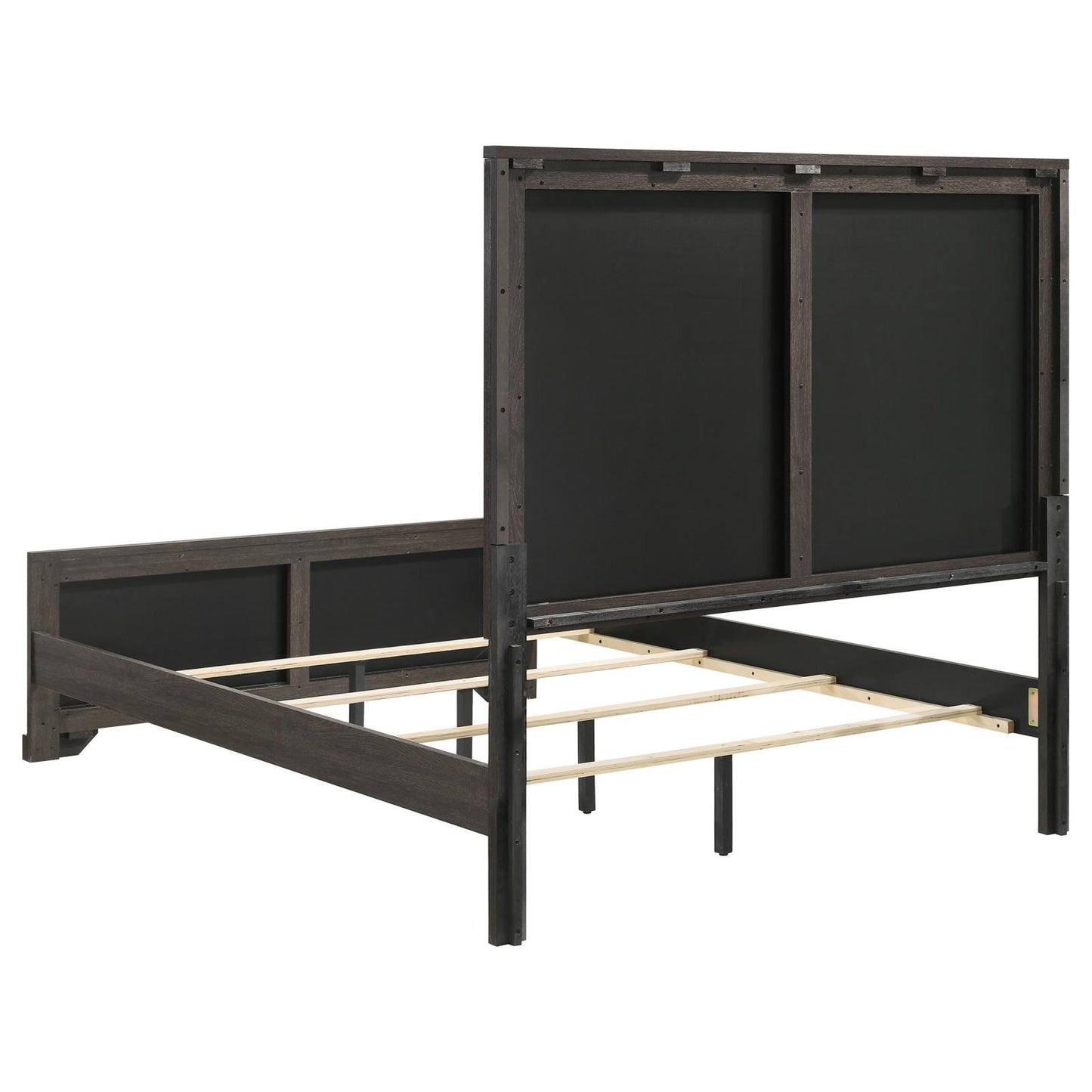 Baker Panel Queen Bed Brown and Light Taupe