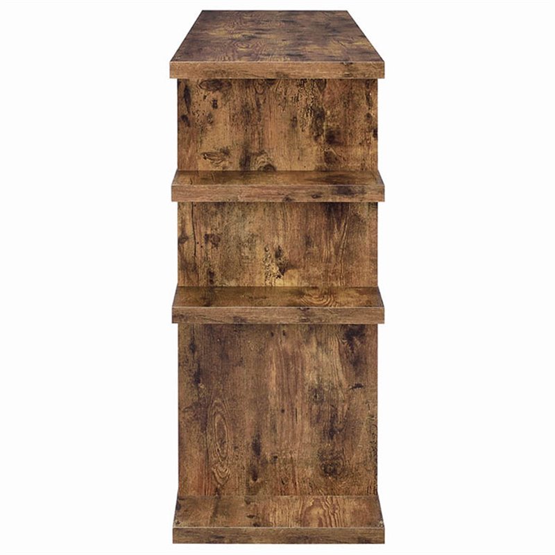 Santos 3-tier Bookcase Antique Nutmeg