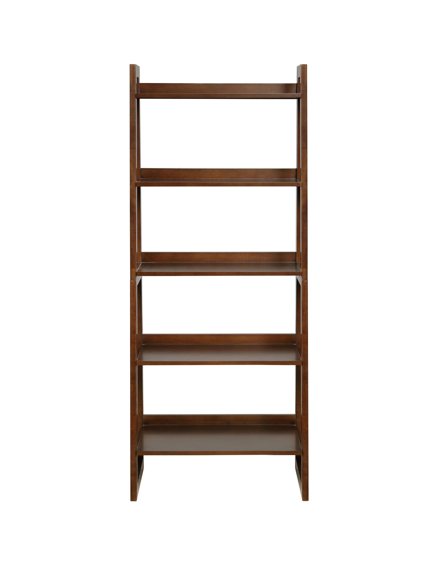 Trudie 5-shelf Ladder Bookcase Cappuccino