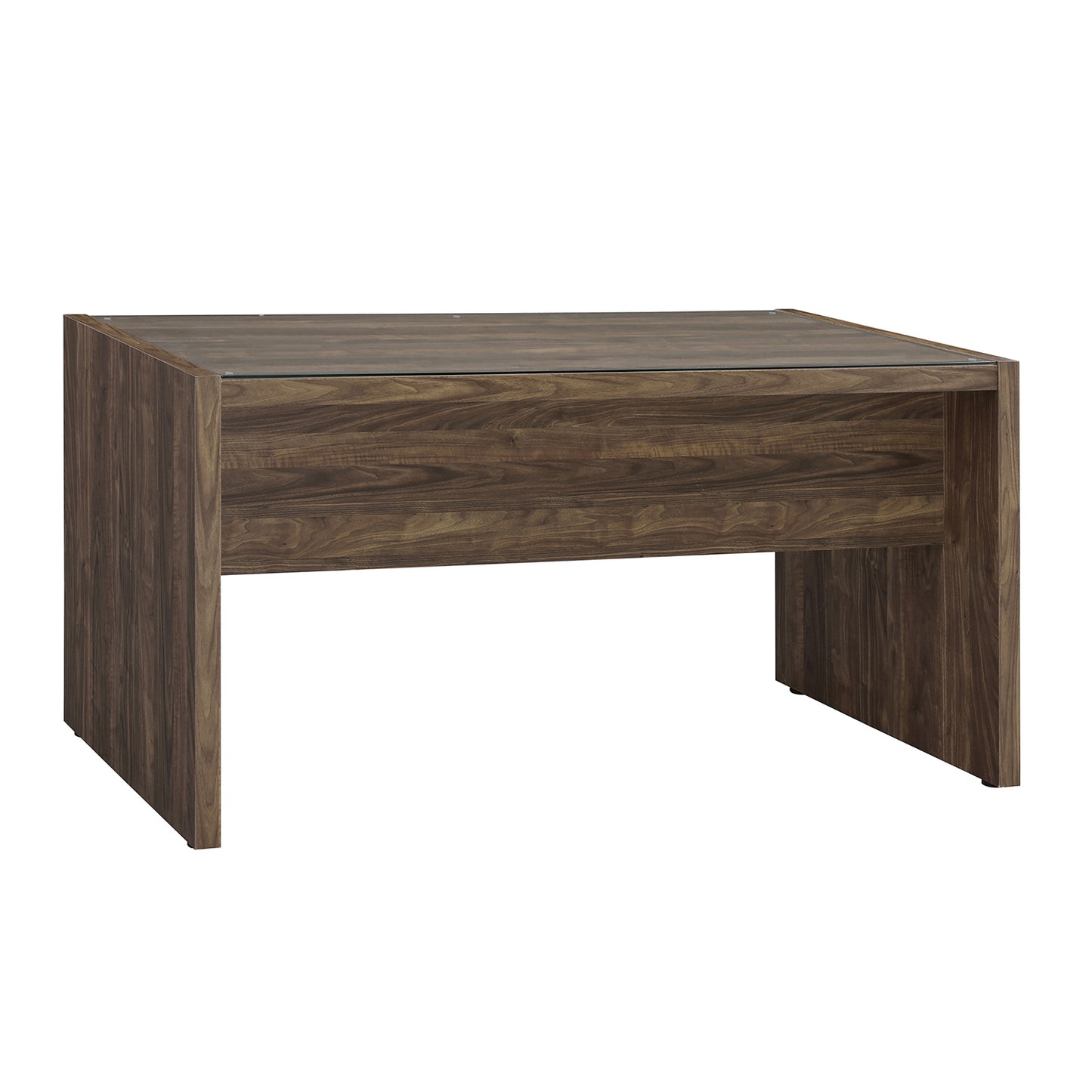 Luetta 59-inch Rectangular Writing Desk Aged Walnut