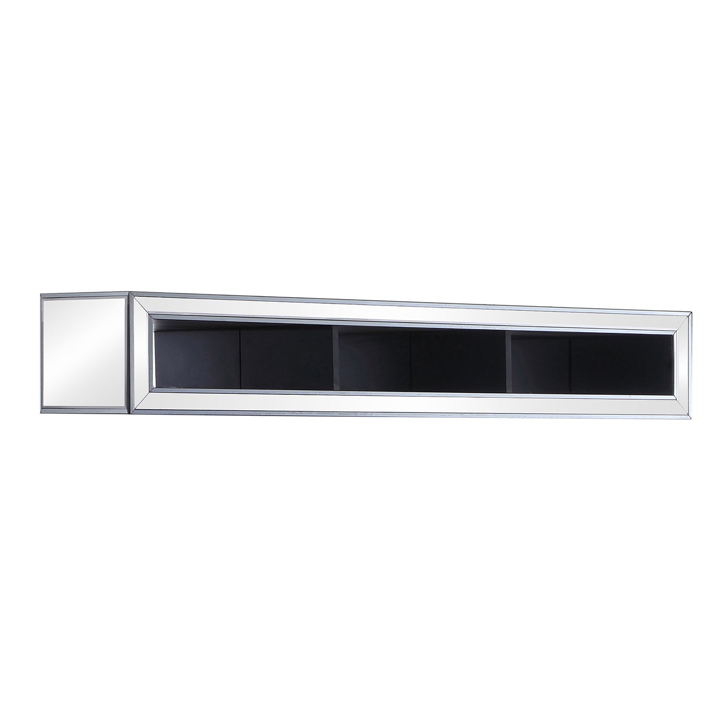 3-compartment Bridge Black Titanium and Silver