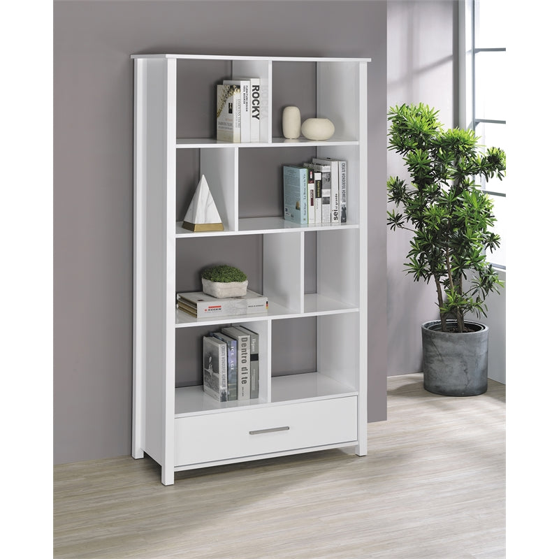 Dylan Rectangular 8-shelf Bookcase