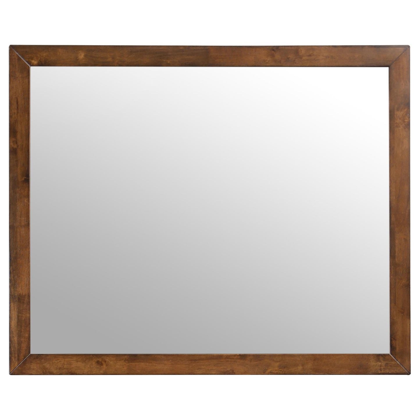 Genevieve Rectangular Dresser Mirror Dark Brown