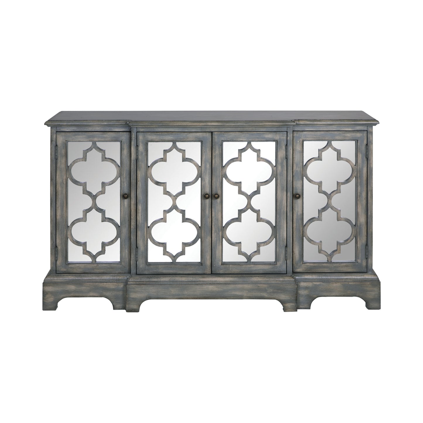 4-door Accent Cabinet Grey