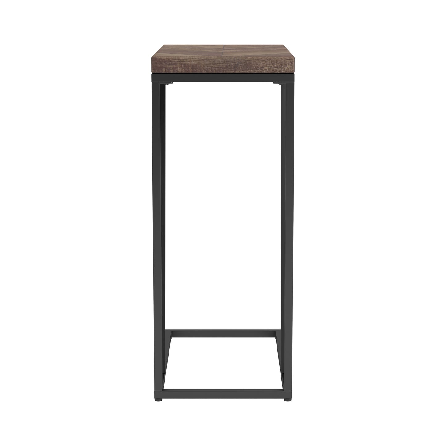 Chevron Rectangular Accent Table Tobacco