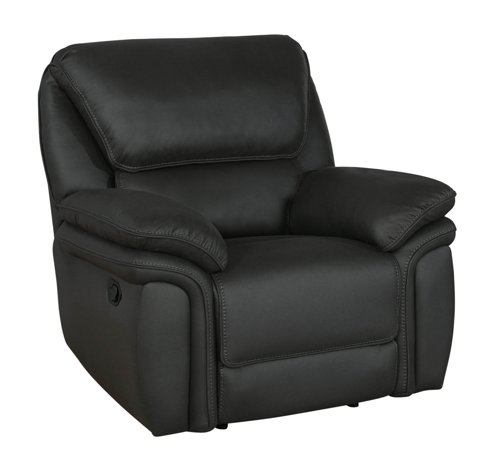 Breton Upholstered Tufted Back Recliner