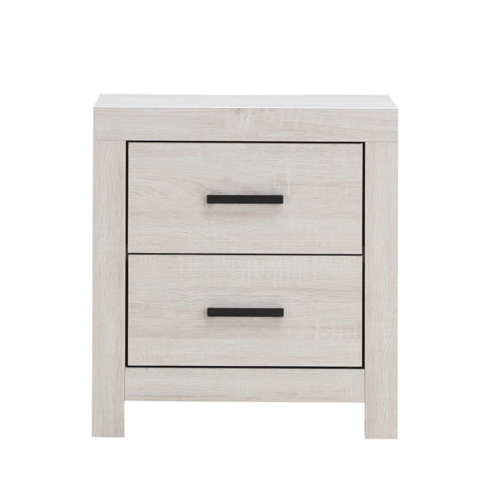 Brantford 2-drawer Nightstand Coastal White