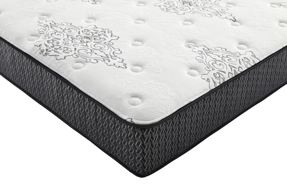 Freya 11.5" Queen Mattress White and Black