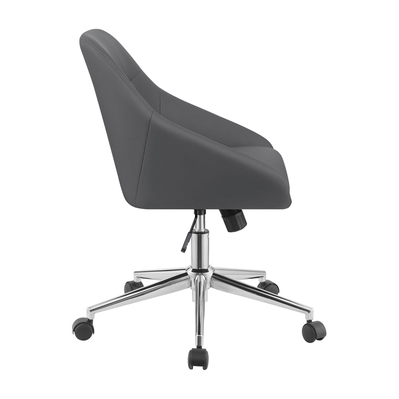 Upholstered Office Chair with Casters