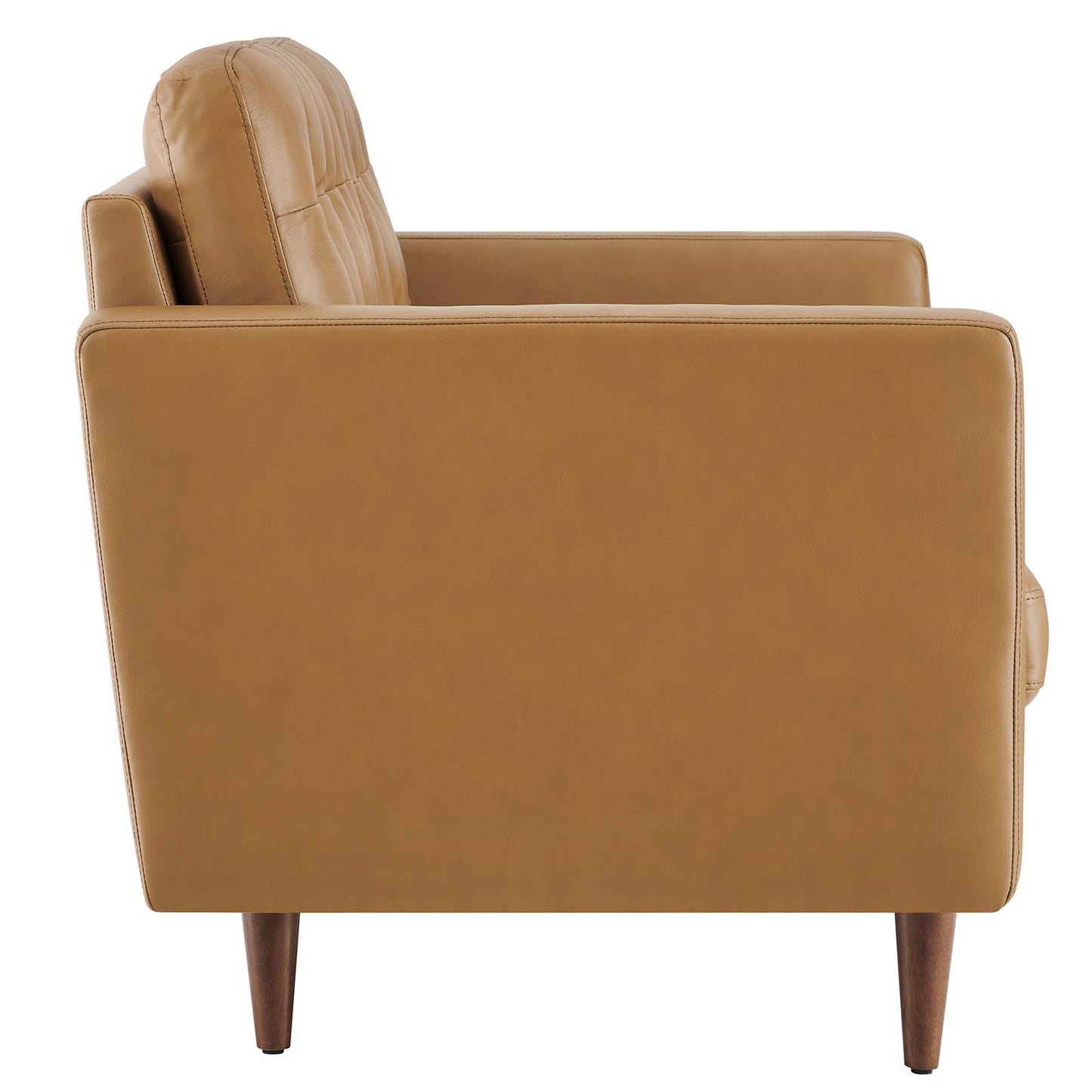 Exalt Tufted Vegan Leather Loveseat