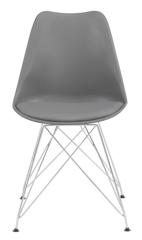 Juniper Upholstered Side Chairs Grey (Set of 2)