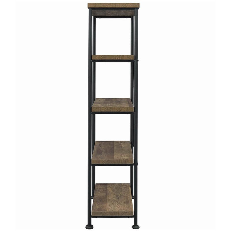 Analiese 4-shelf Bookcase Rustic Oak