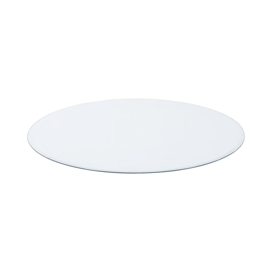 54" Round Glass Table Top Clear