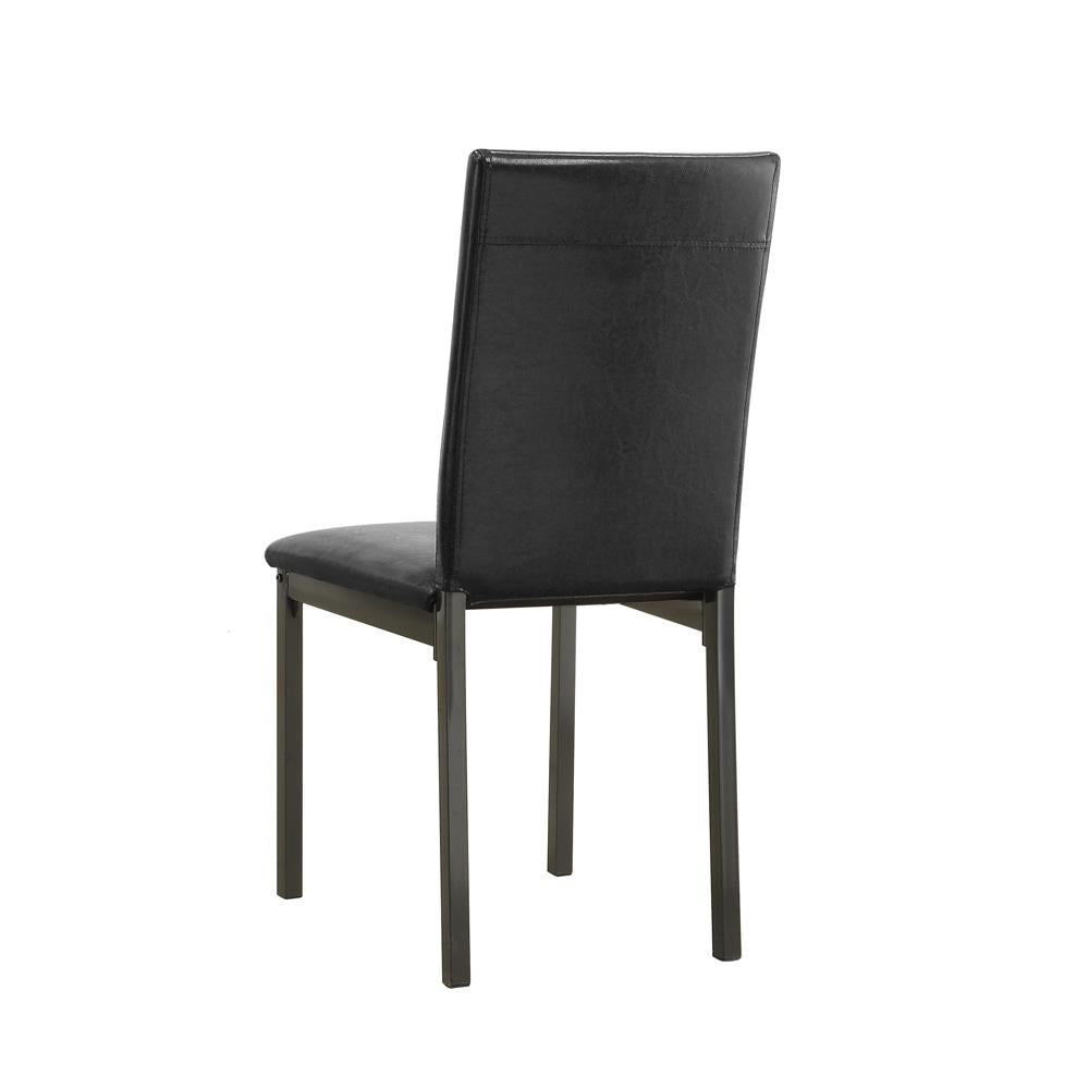 Garza Upholstered Dining Chairs Black (Set of 2)