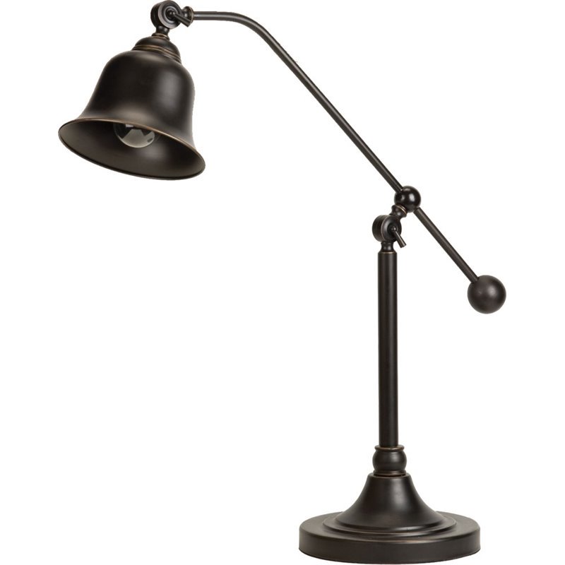Bell Shade Table Lamp Dark Bronze