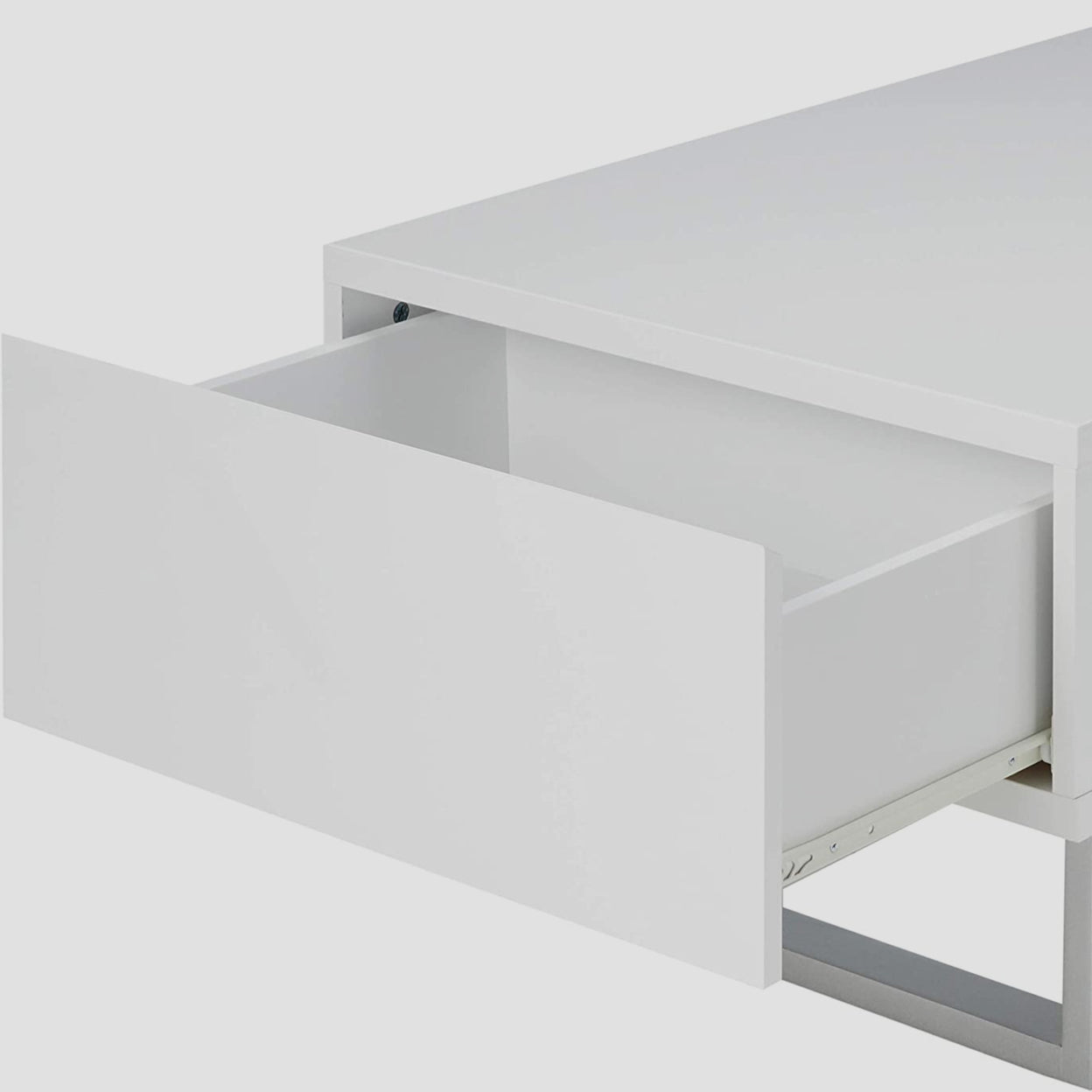 2-drawer Coffee Table High Glossy White