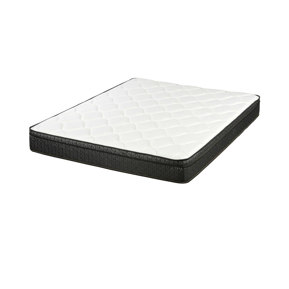 Evie 9.25" California King Mattress White and Black