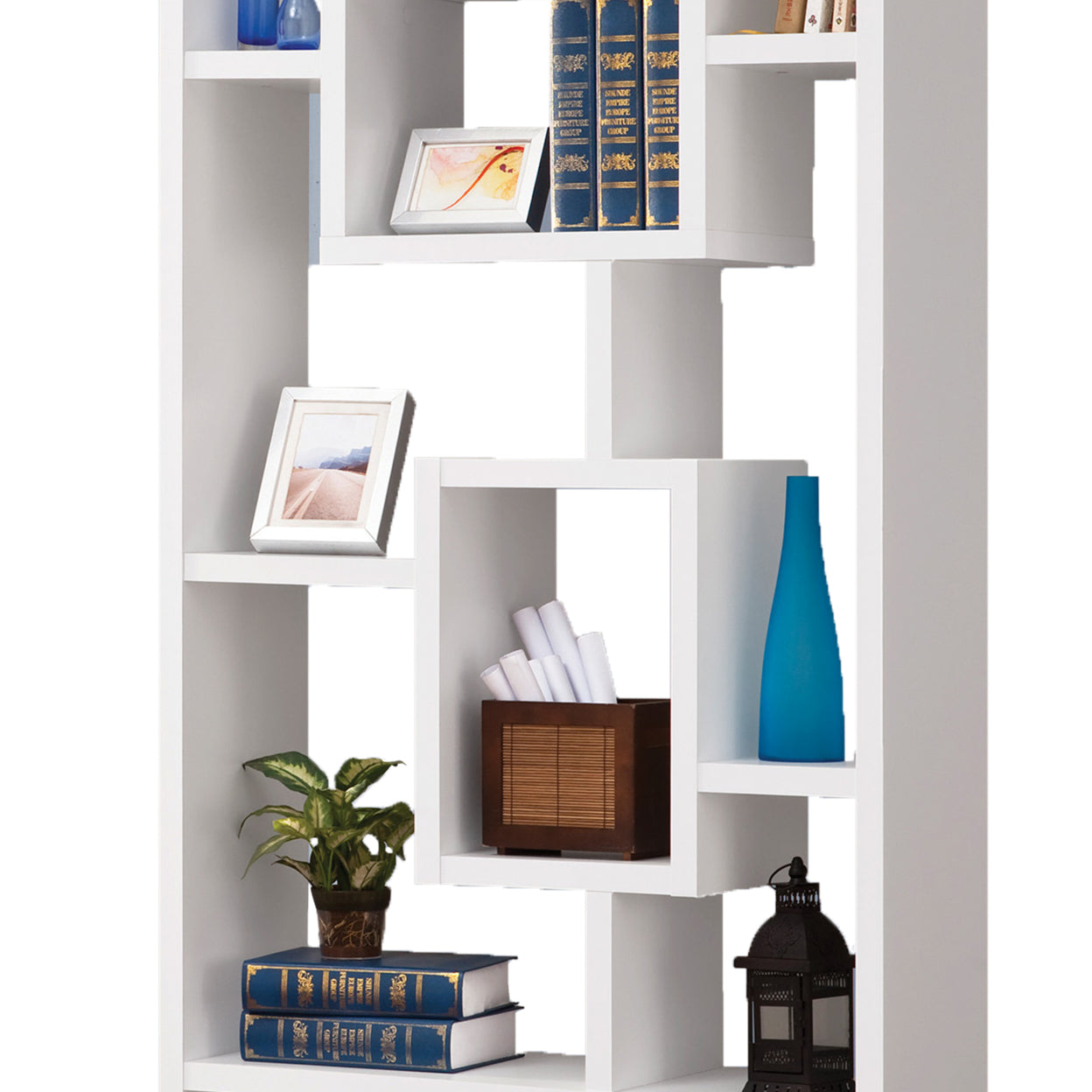 Howie 10-shelf Bookcase White