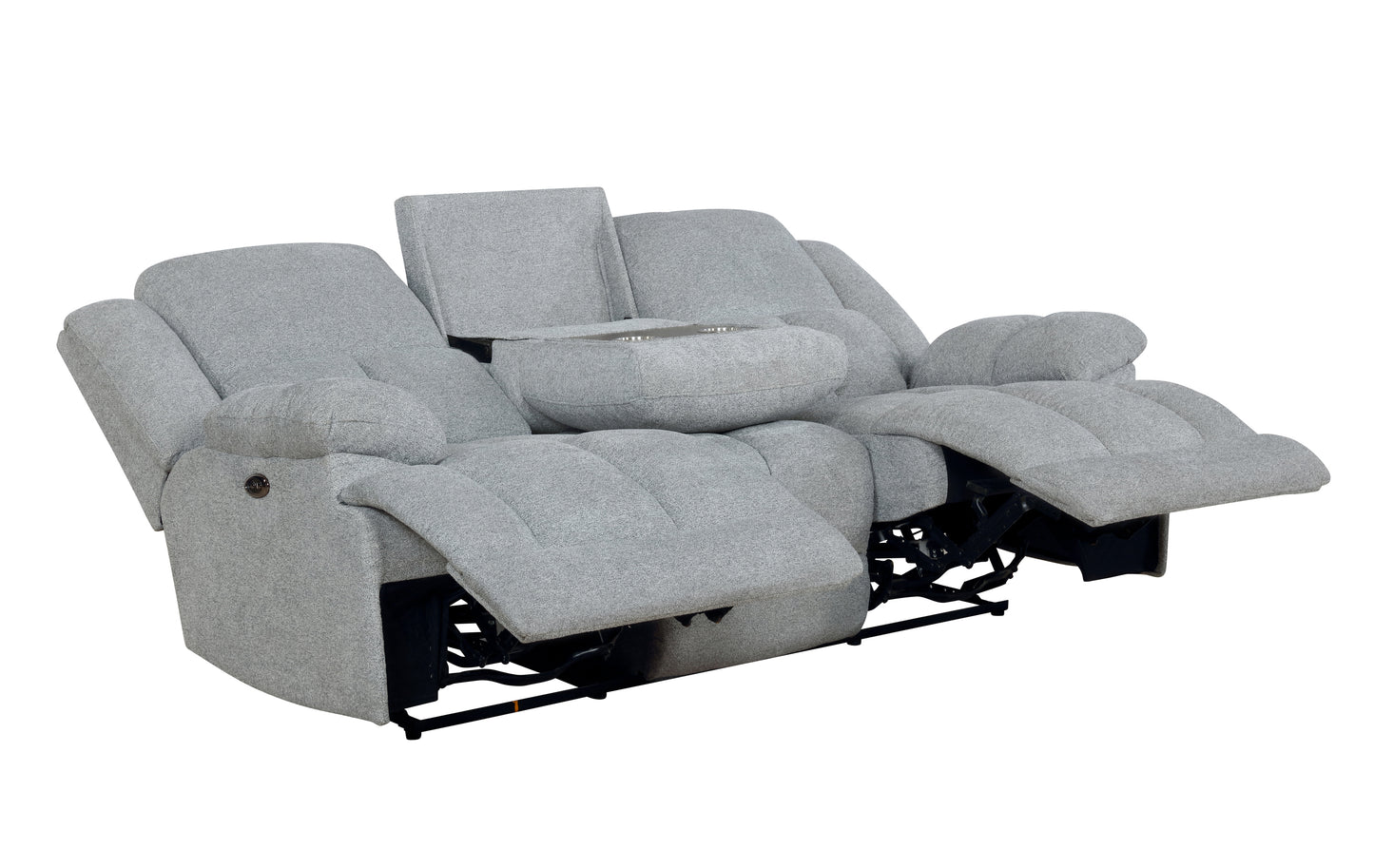 Waterbury 2-piece Pillow Top Arm Motion Living Room Set Grey