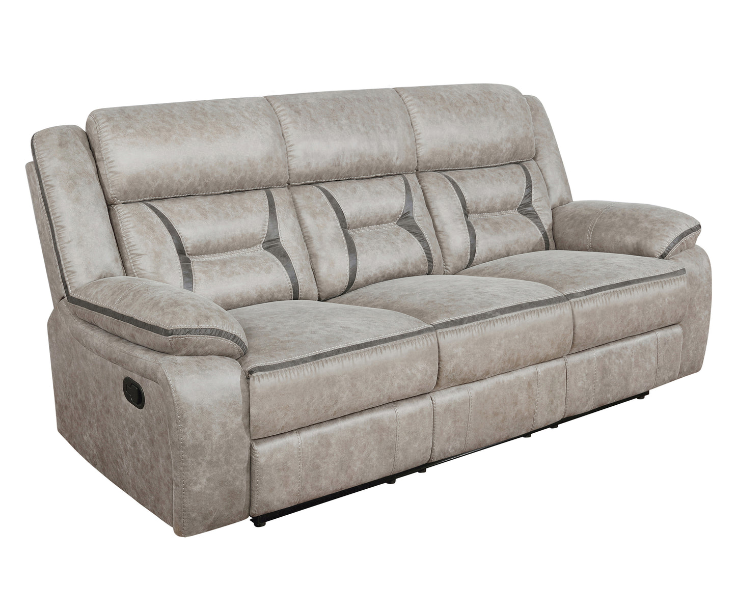 Greer Upholstered Tufted Back Motion Sofa