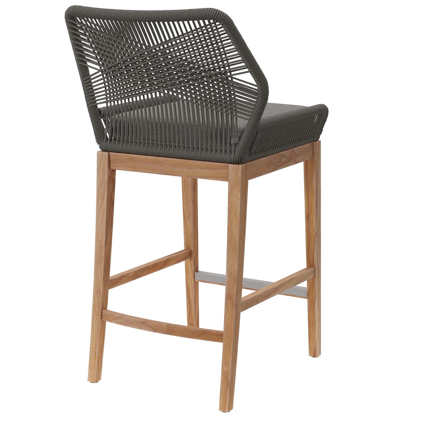 Wellspring Outdoor Patio Outdoor Patio Teak Wood Bar Stool