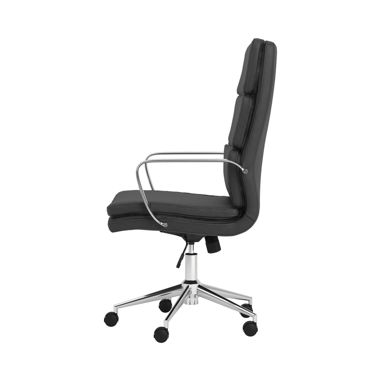High Back Upholstered Office Chair Black