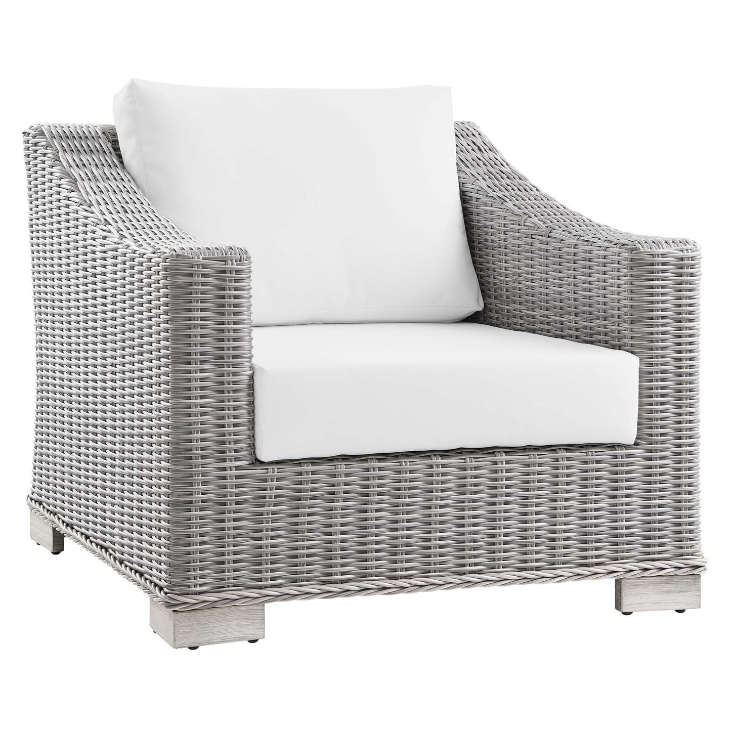 Conway Outdoor Patio Wicker Rattan 7-Piece Sectional Sofa Furniture Set