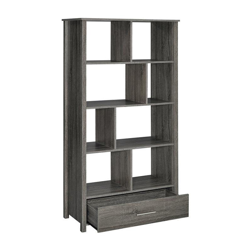 Dylan Rectangular 8-shelf Bookcase