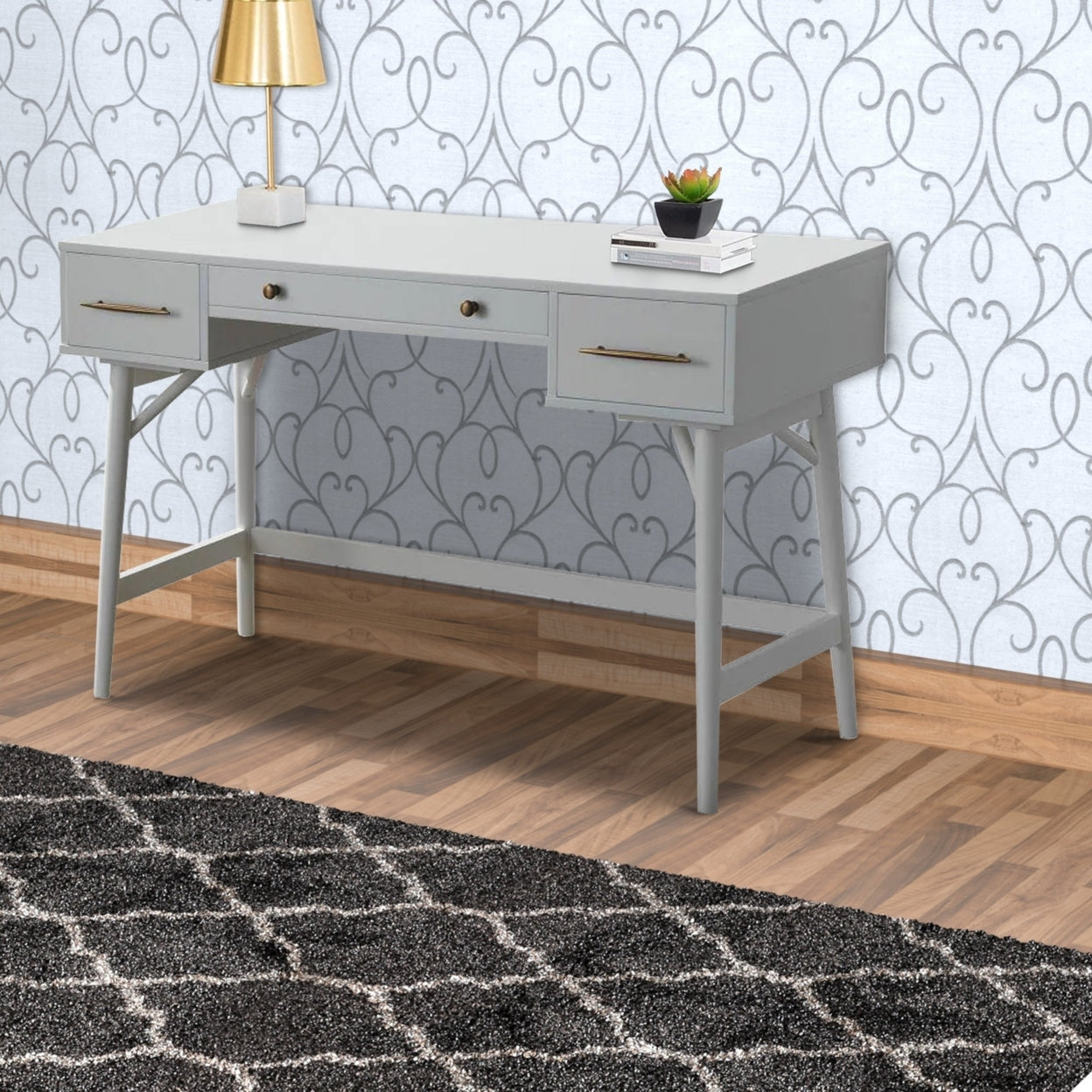 Mugga 3-drawer Writing Desk White
