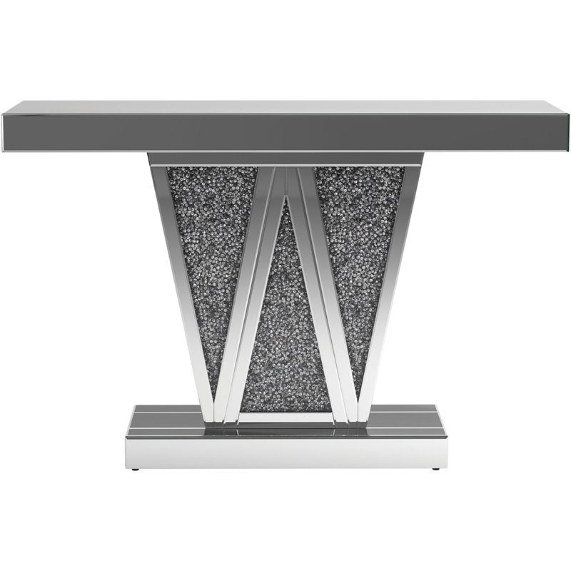 Rectangular Console Table Silver