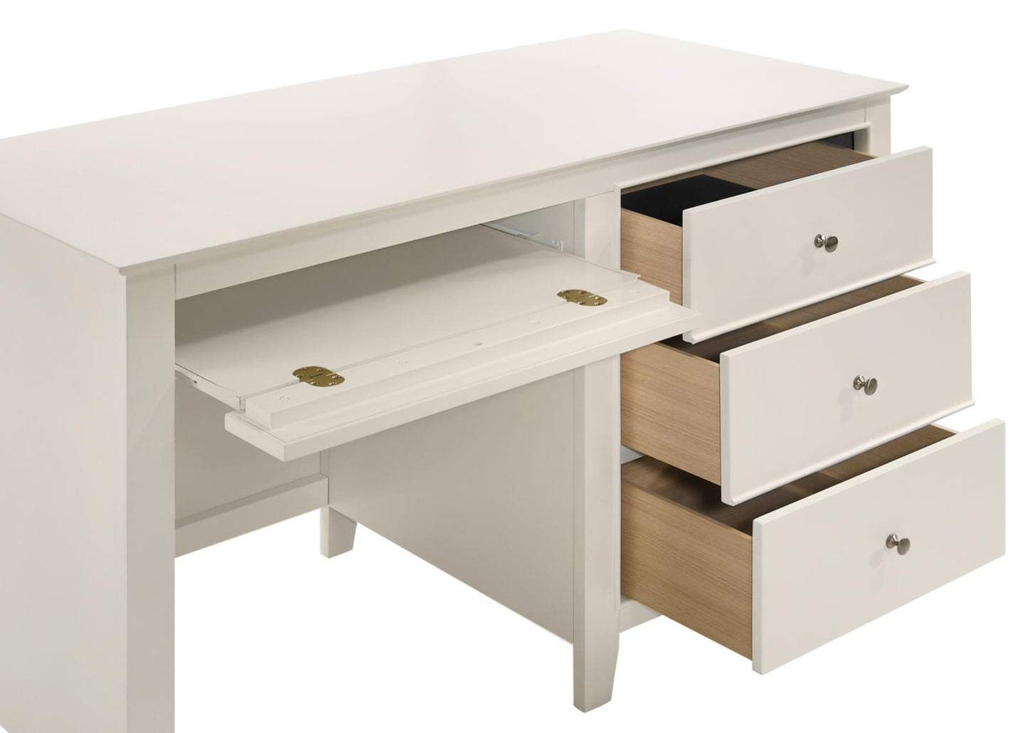 Selena 3-drawer Computer Desk Storage Buttermilk