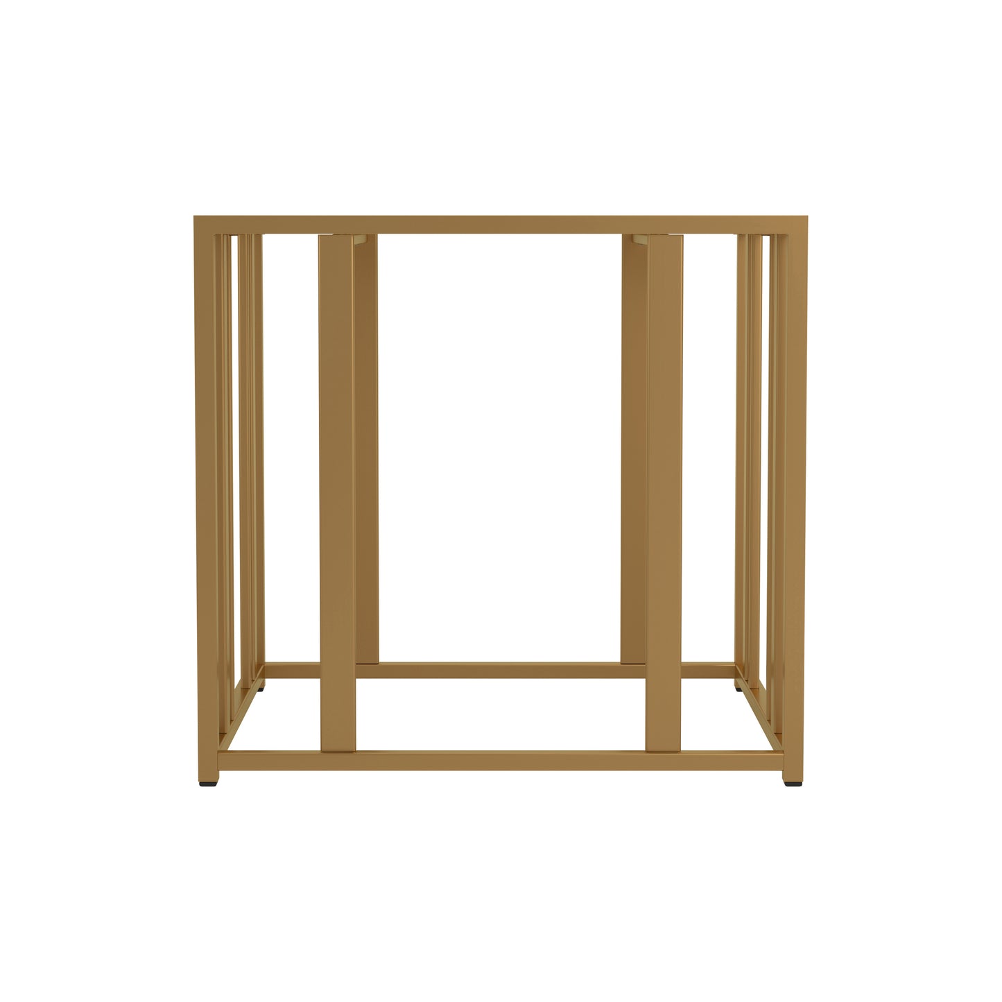 Eastbrook Metal Frame End Table Matte Brass