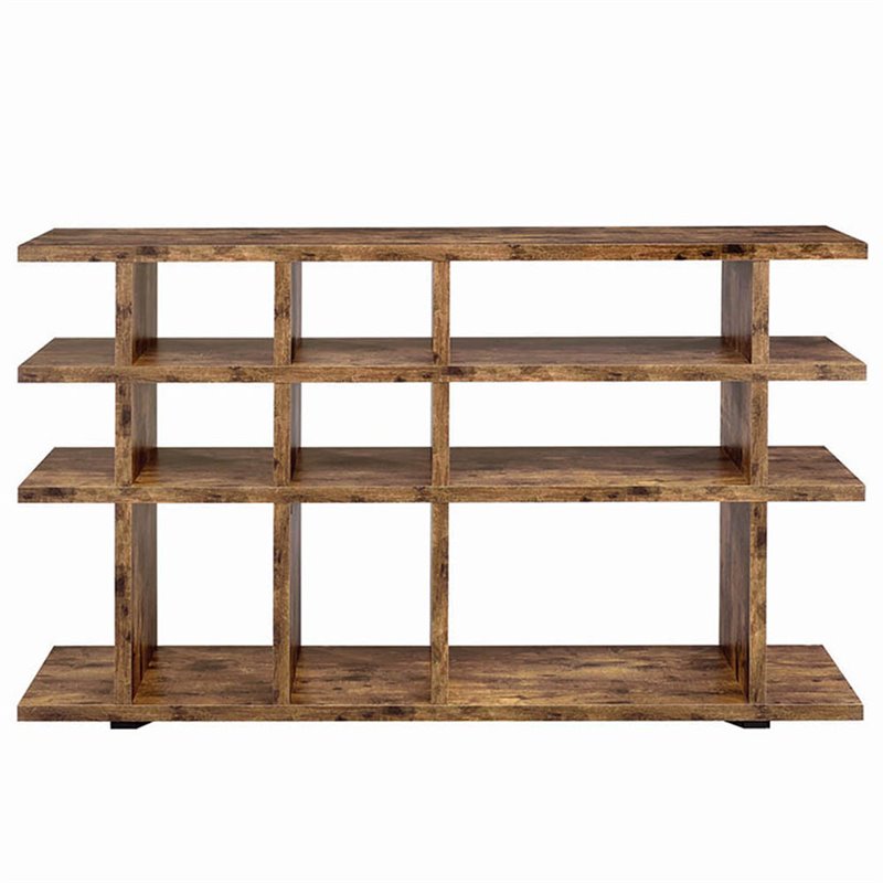 Santos 3-tier Bookcase Antique Nutmeg