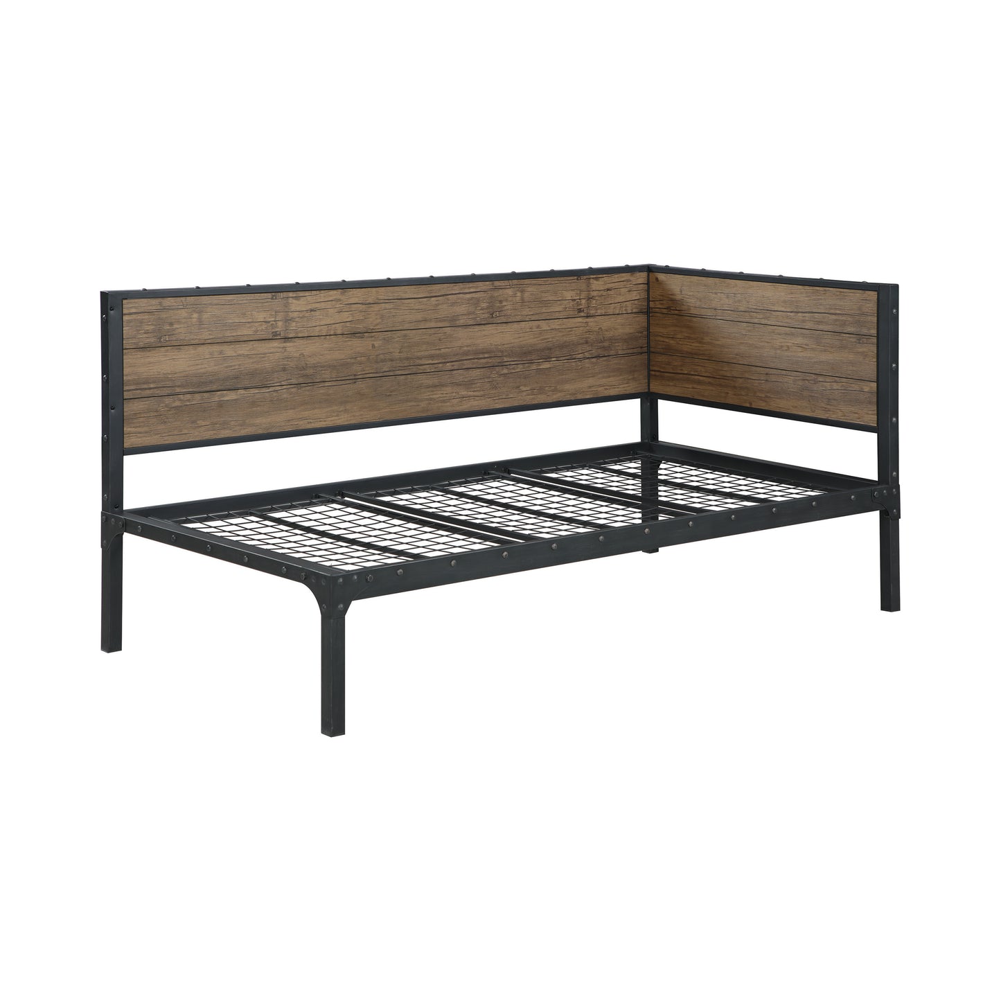 Getler Daybed Weathered Chestnut and Black