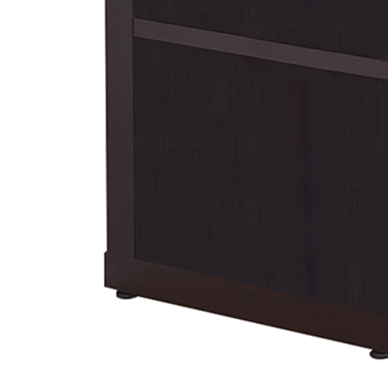 6-tier Corner Bookcase Cappuccino