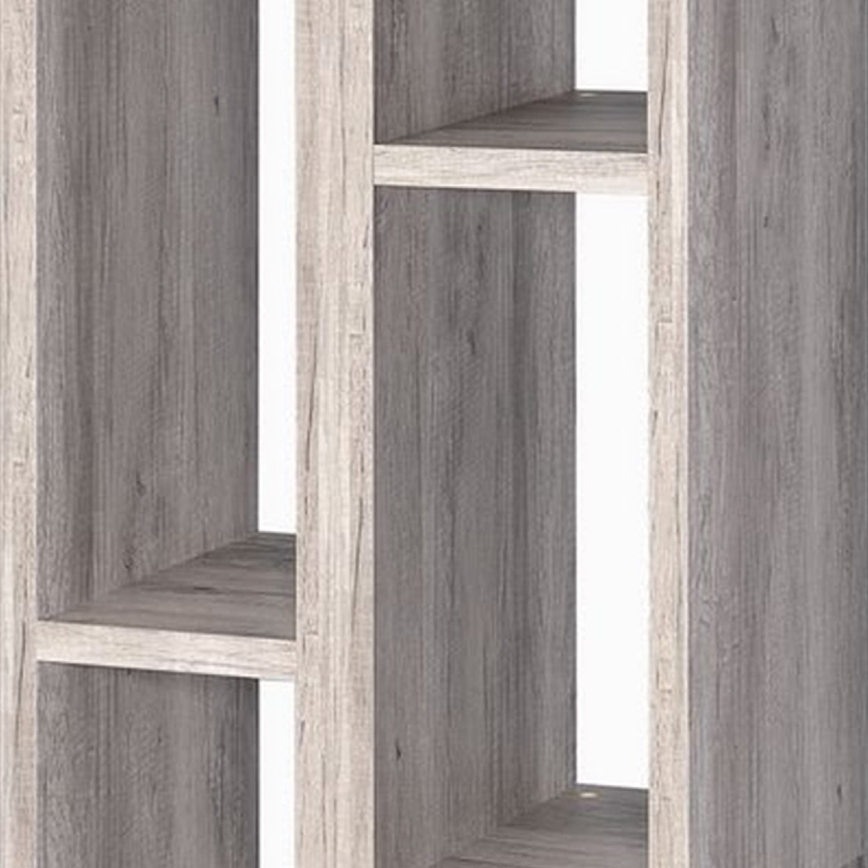 Velma Convertable Bookcase and TV Console Grey Driftwood