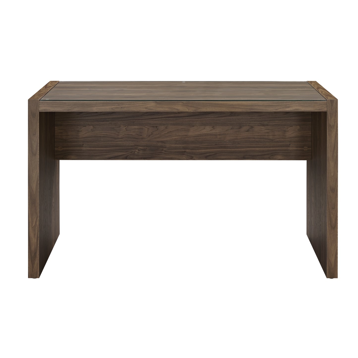 Luetta 48-inch Rectangular Writing Desk Aged Walnut