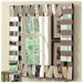 Square Wall Mirror with Layered Panel Silver
